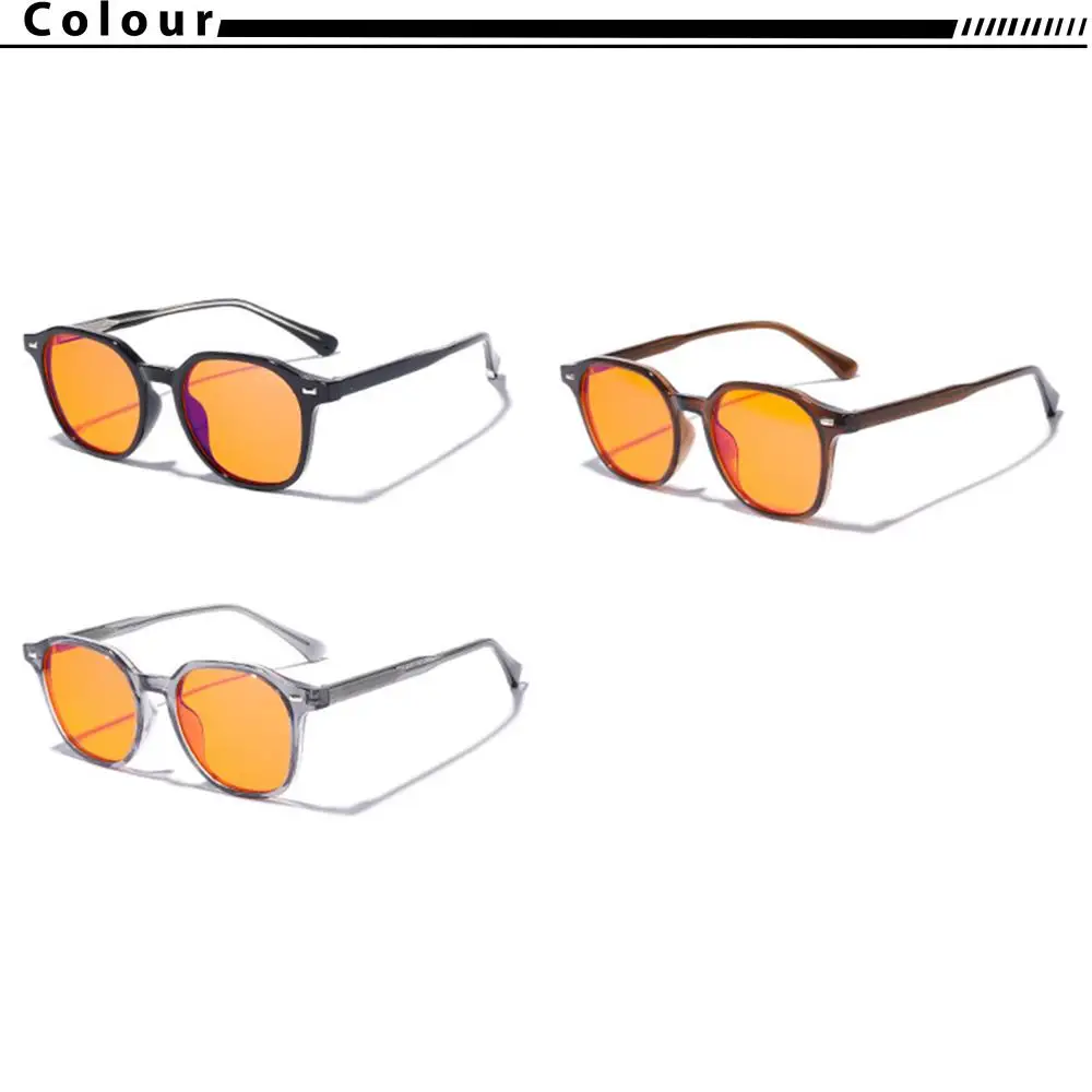 CATERSIDE Modische Herren Anti-Blaulicht-Brille AR Antireflexbeschichtete Gläser TR-90 Eckiger Rahmen 99% Schutz Gaming-Brille – Detail 11