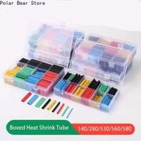 Boxed Heat-shrink Tubing Heat Shrink Wrapping Kit Thermoresistant Tube Electrical Connection Wire Insulation Sleeving Cable