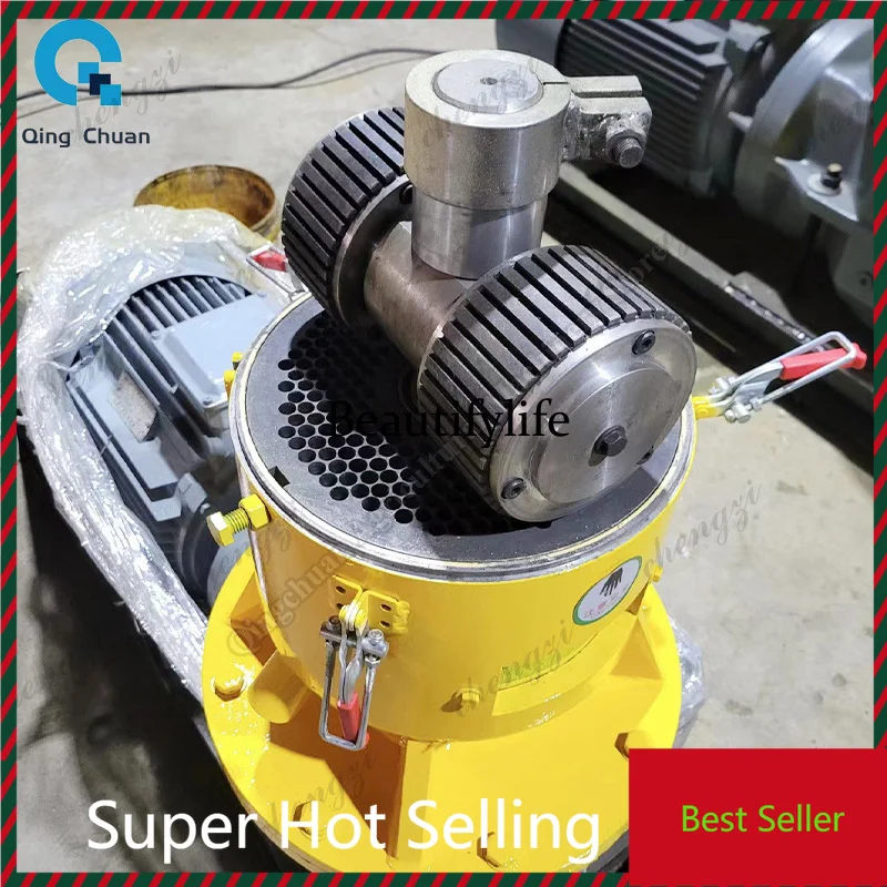 K182Wood Shavings Pelletizer Custom Small Wood Pellet Granulator Eco-Friendly Biomass Fuel Production Straw Sawdust Pellet Equip