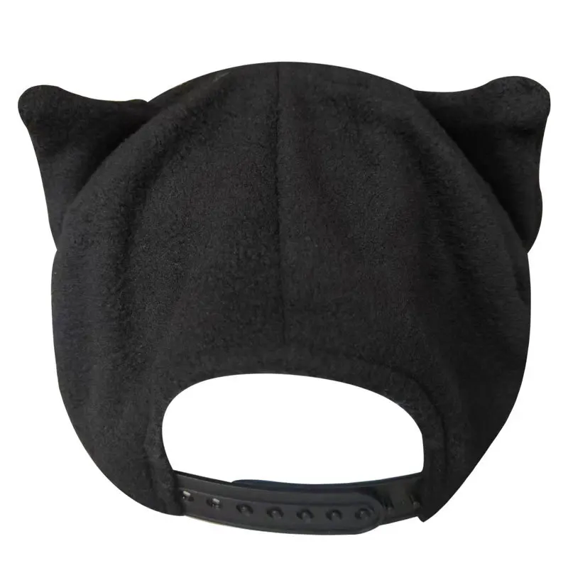 Cosplay EVA Shikinami Asuka Rangure Cat Ear Polar Fleece Hat Peak Baseball Cap Anime Accessories