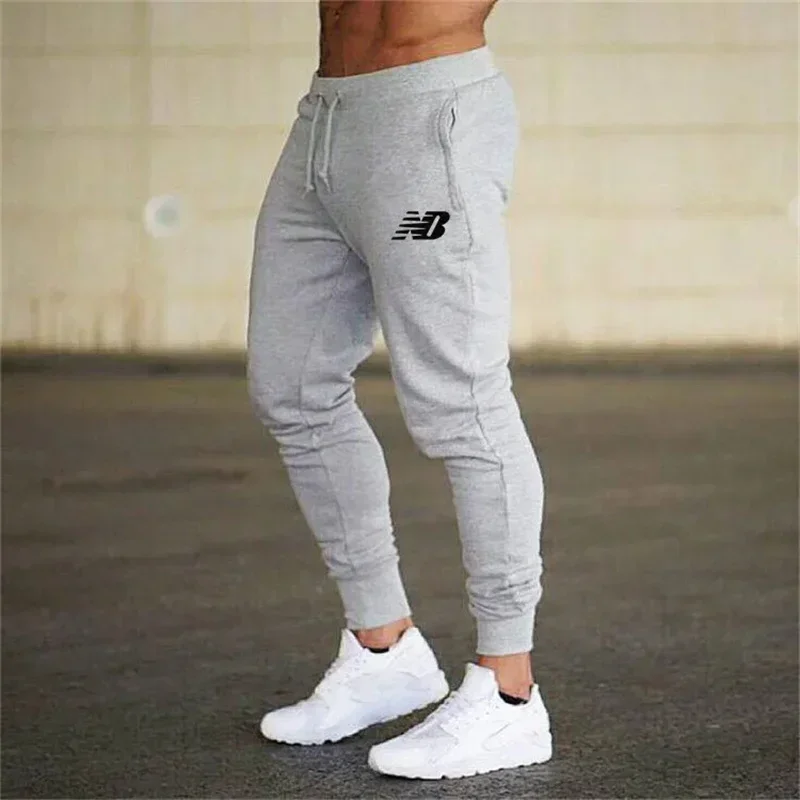 2024 fashion spring/summer men\'s jogging pants Fitness running pants Breathable high quality casual pants slim pants