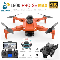 L900 PRO/SE/MAX GPS Drone 4K Professional HD Dual Camera Obstacle Avoidance Brushless Motor Quadcopter Fodable Helicopters