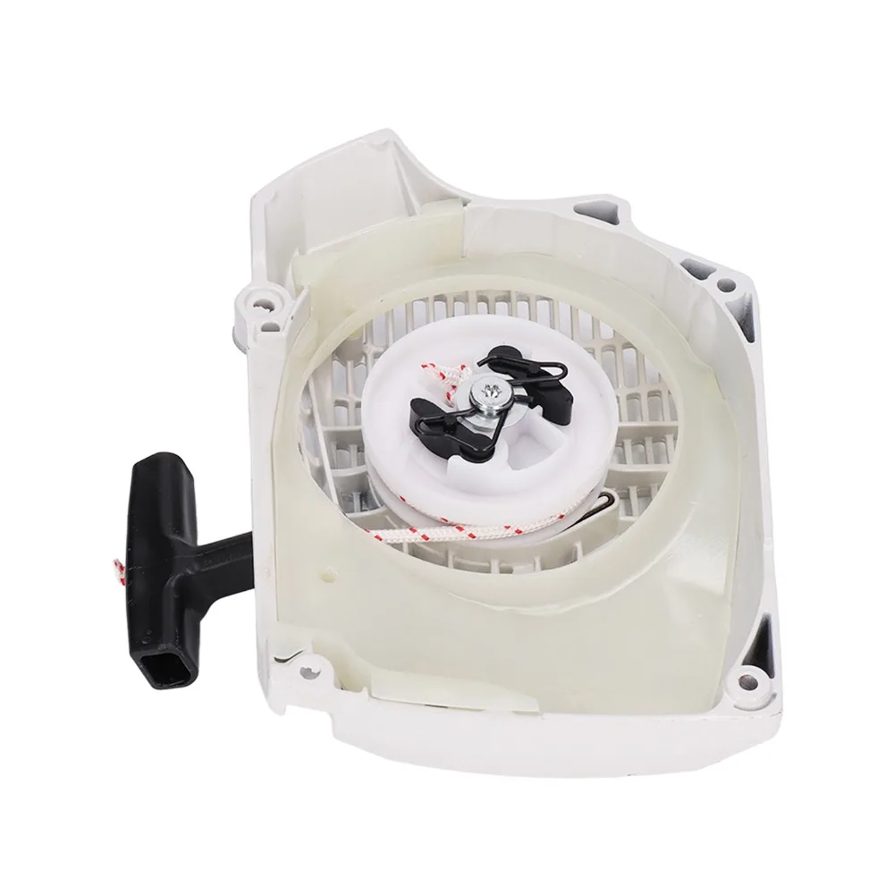 Plastic Recoil Starter Assembly Compact Easy to Install Pull Starter Replacement White for STIHL MS661 MS661C