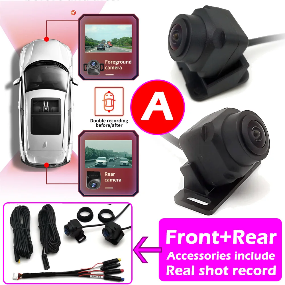 Universal 360° Surround View 720 HD Car Camera 360° Panoramic Front and Back Left and Right Cameras for Car Android Stereo Radio