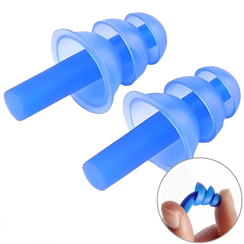 Silicone Earplugs Waterproof Swimming Ear Plugs Noise Protection Noise Reduction Earplug Water Sports Swimming Accessories