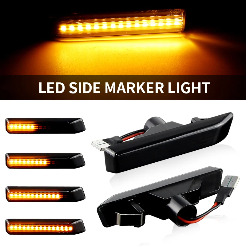 2PCS OEM Fender Side Marker Light Turn Signal Lamp for 2000-2009 Honda S2000 AP1 AP2 S2K 1997-2001 Honda Prelude