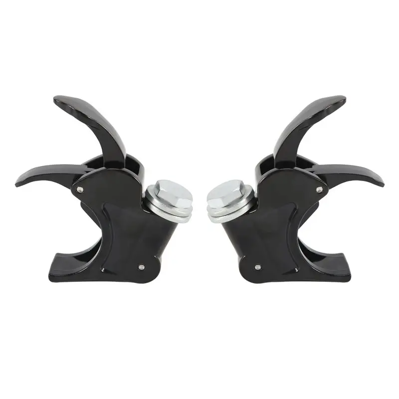 Compact For -Davidson Dyna Super Glide Sportster XL 41Mm Windshield Clips- 2 Pieces