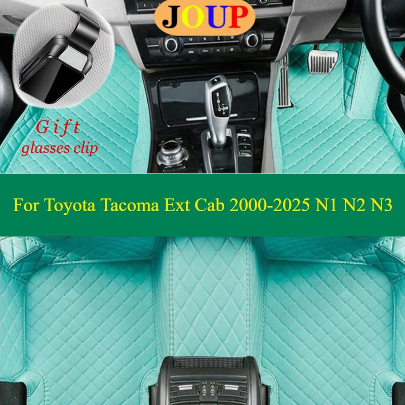 

For Toyota Tacoma Ext Cab 2000-2025 N1 N2 N3 Car Floor Mats Custom All Weather Custom Carpets Covers Left /Right Hand Drive