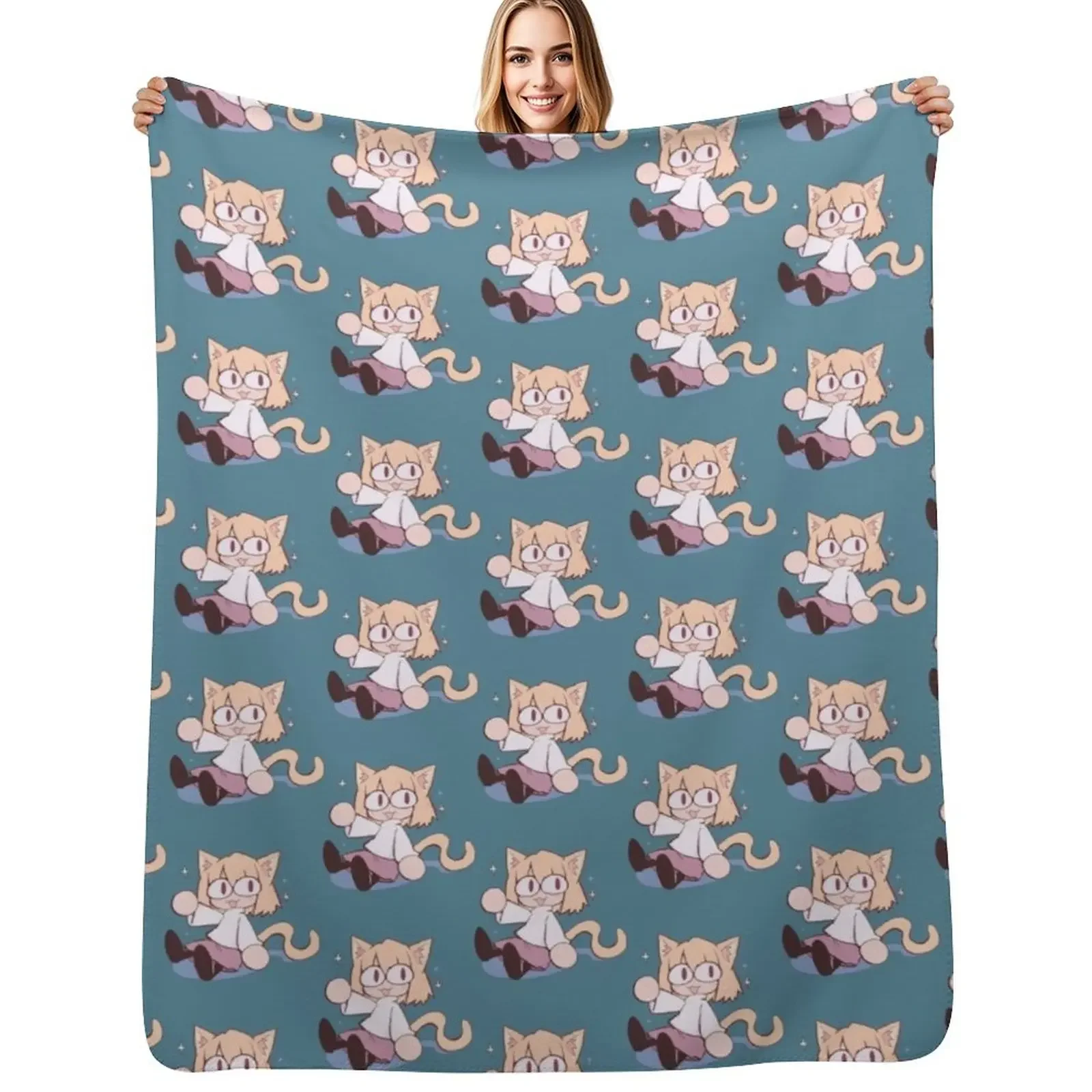 

neco arc funny neco arc,neco arc memes,neko memes,funny neko,neco arc Throw Blanket Baby Sofa Stuffeds Blanket