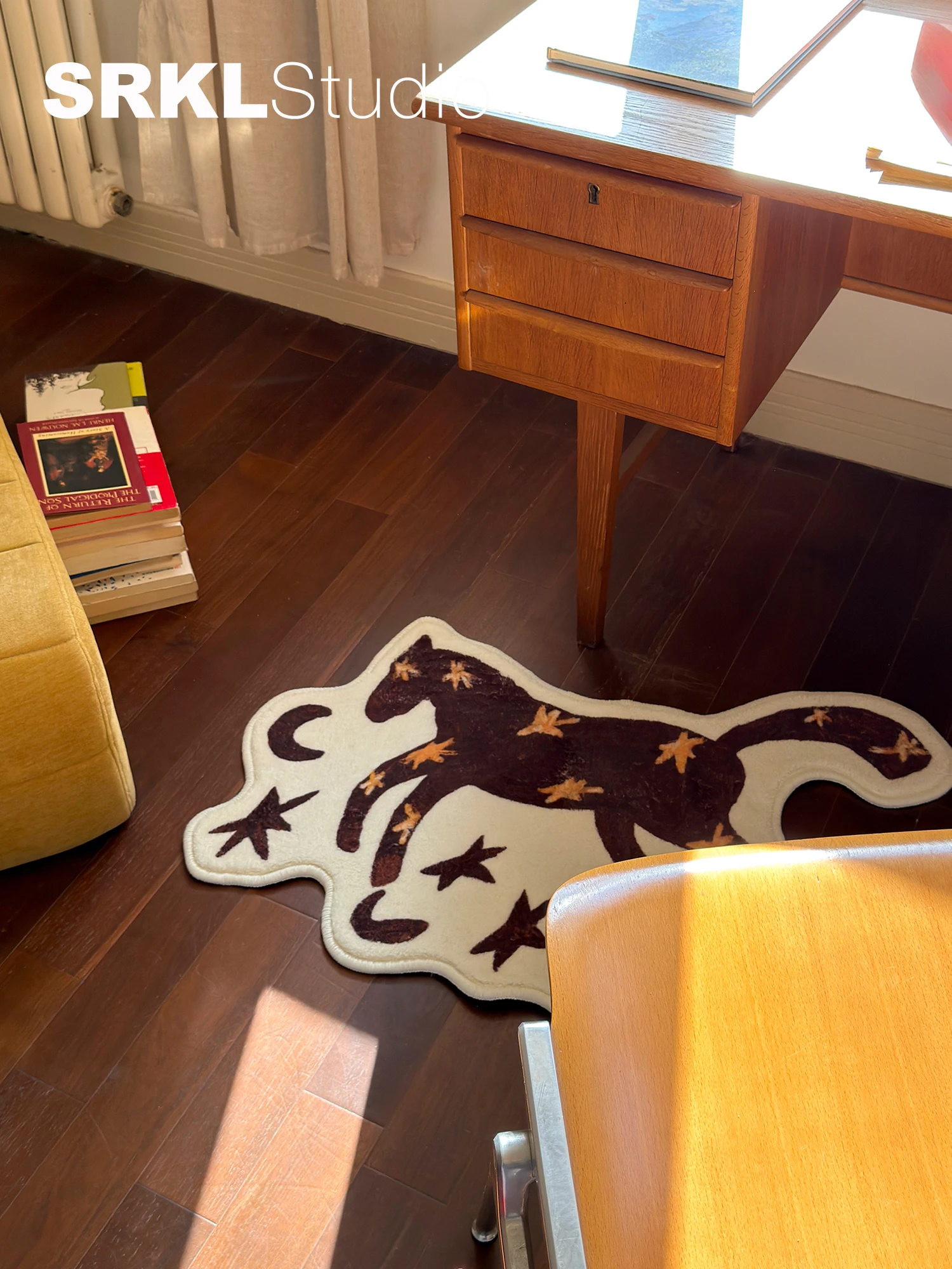 

Adorable Little eepskin Rug Children's Room Bedroom Cute Pencil Original Print Floor Mat Non-Slip Home Decor