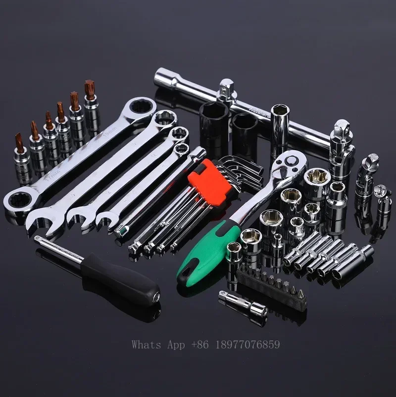 Wrench Spanner Socket Combi Auto Hand Tool Set