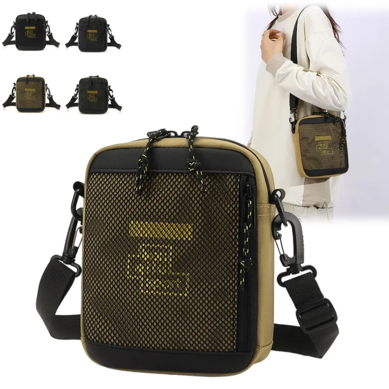 

Durable Waterproof Men Chest Bag Crossbody Sling Bag School Commute Travel Multi-Pocket Phone Tablet Nylon Oxford Pack 2026