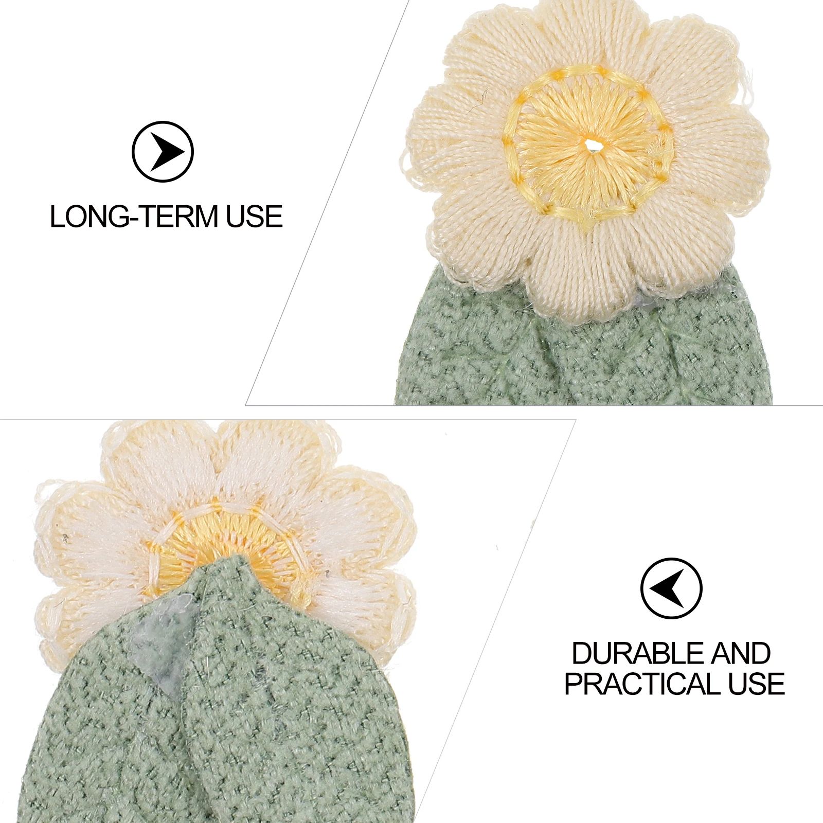 

10 Pcs Embroidery Flower Appliques Sew on Clothes DIY Decorative Patches H made Crafts Materials Bright Colored Exquisite Design