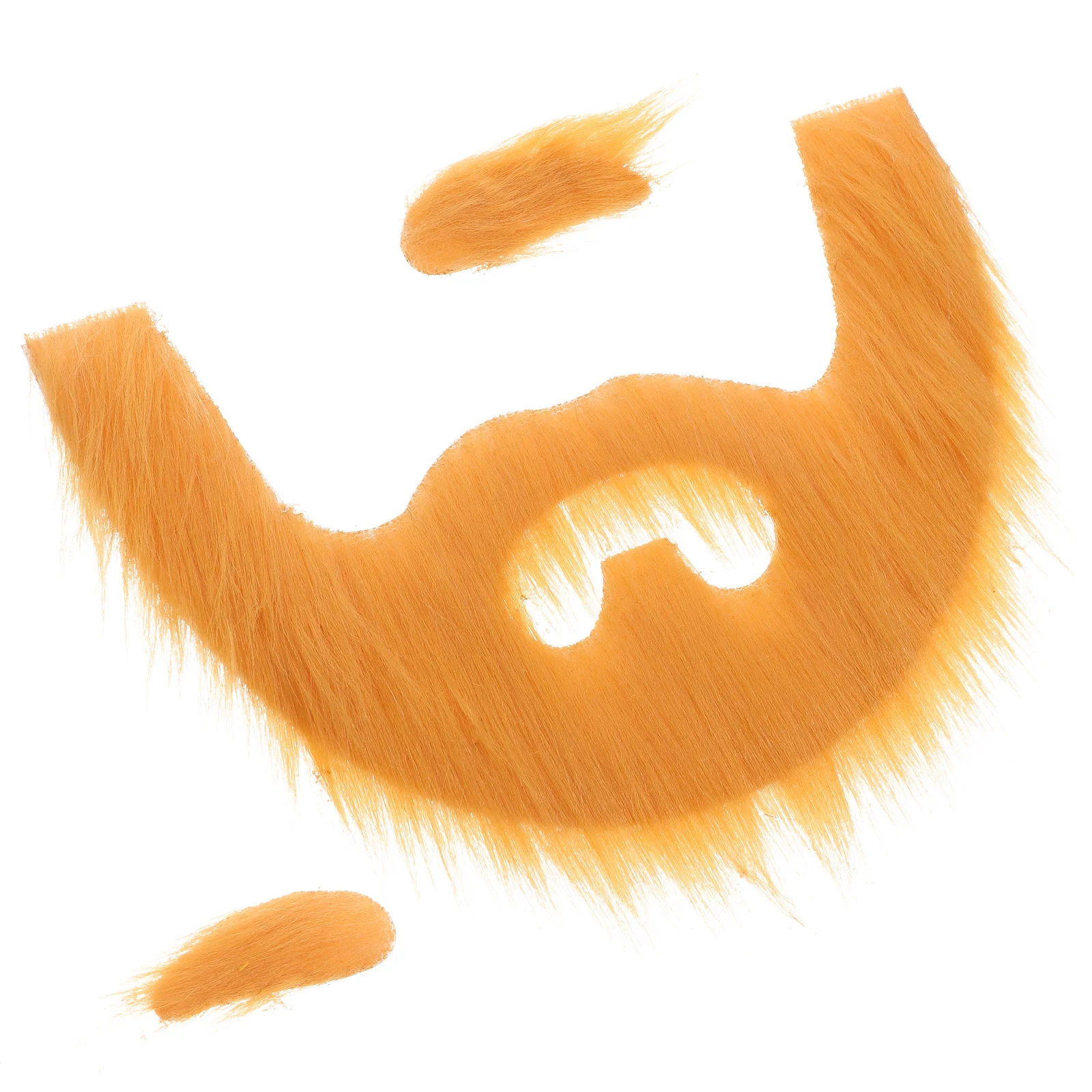 

Simulated Fake Beard Eyebrow Decor Decorative Mustaches Self Adhesive for Adults Cloth Carnival Prop
