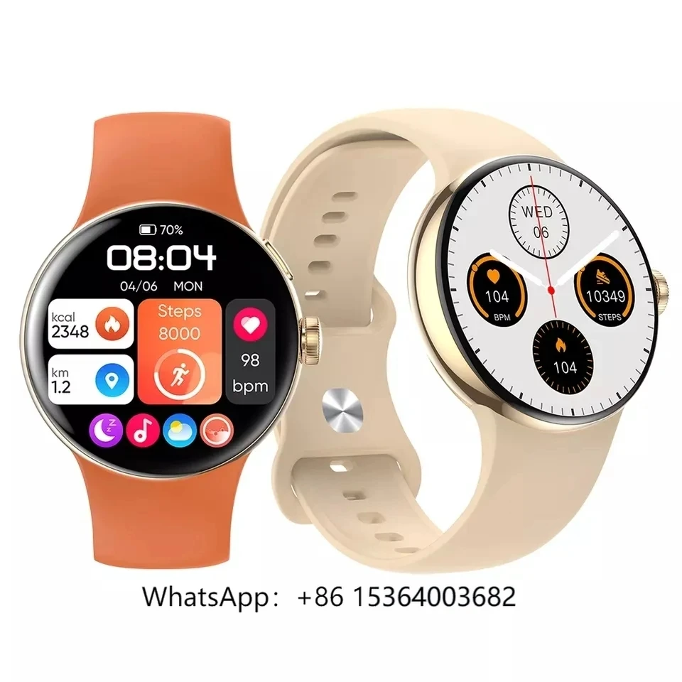 

TJXL-New LA24 Calling Smartwatch 1.3 Inch Amoled Screen 360*360 Resolution BT Call Blood Oxygen Smart Watch