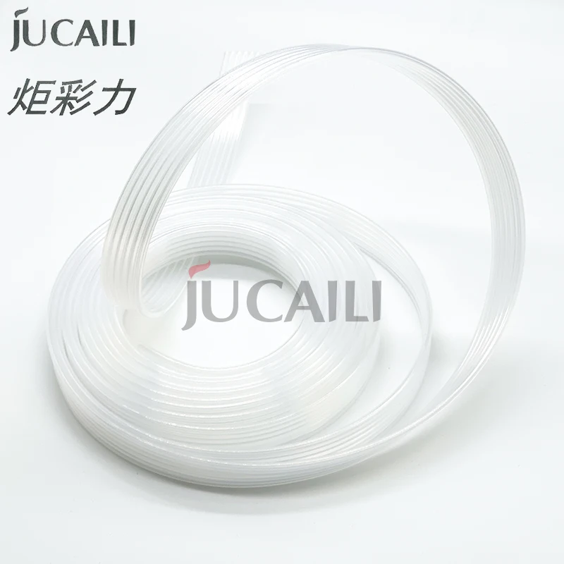 Jucaili 5m/lot Eco Solvent/UV Ink Tube 6 Lines Feeding Tube For EPS XP600 Head Large Format Printer Ink System Line Hose