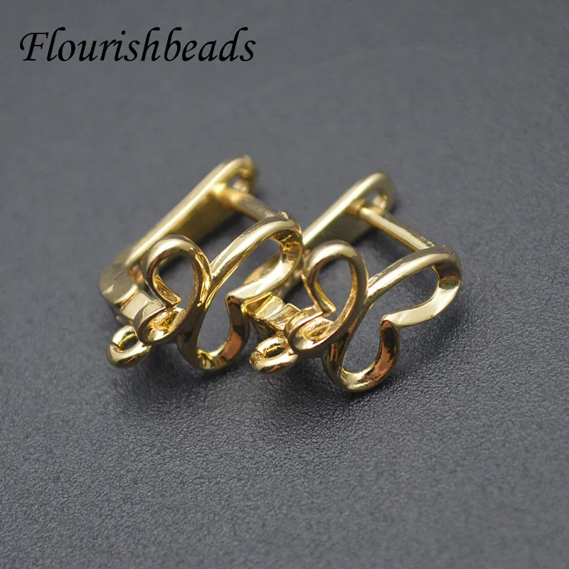 Elegant Nickel Free Gold Silver Color Butterfly Shape Earring Hooks DIY Dangle Fashion Earring Jewelry Making 30pcs/lot