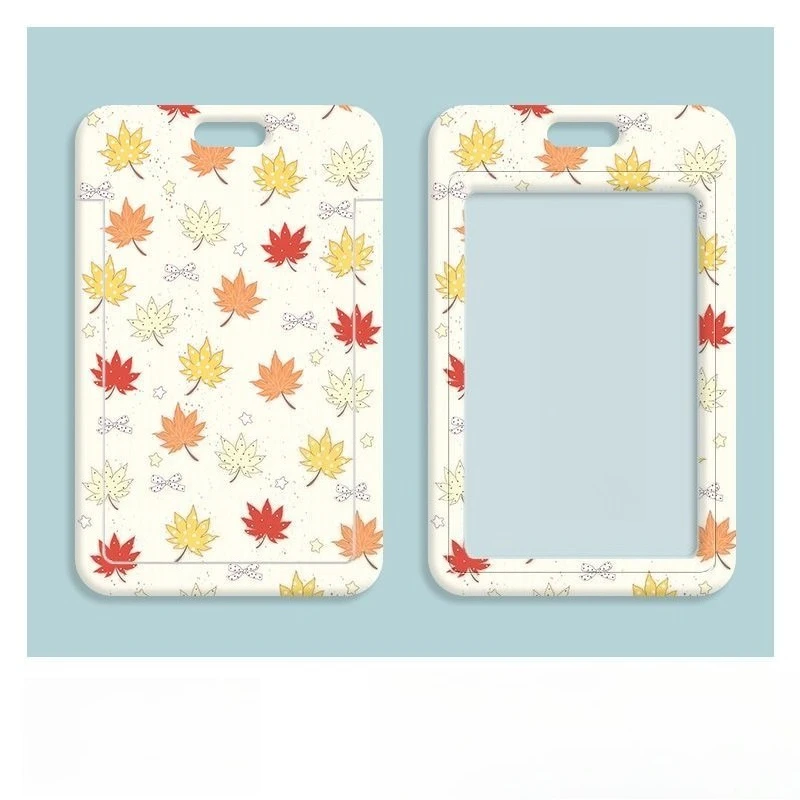 Transparent Card Holder Bank Business Work Card Holder Women Badge Holder Keychain Kpop Photocard Holder Creative Design Lanyard