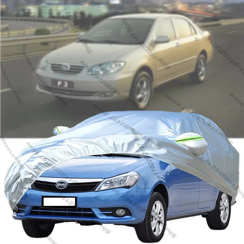 

For BYD F3 Outdoor Protection Full Car Covers Snow Cover Sunshade Waterproof Dustproof Exterior Car Accessories