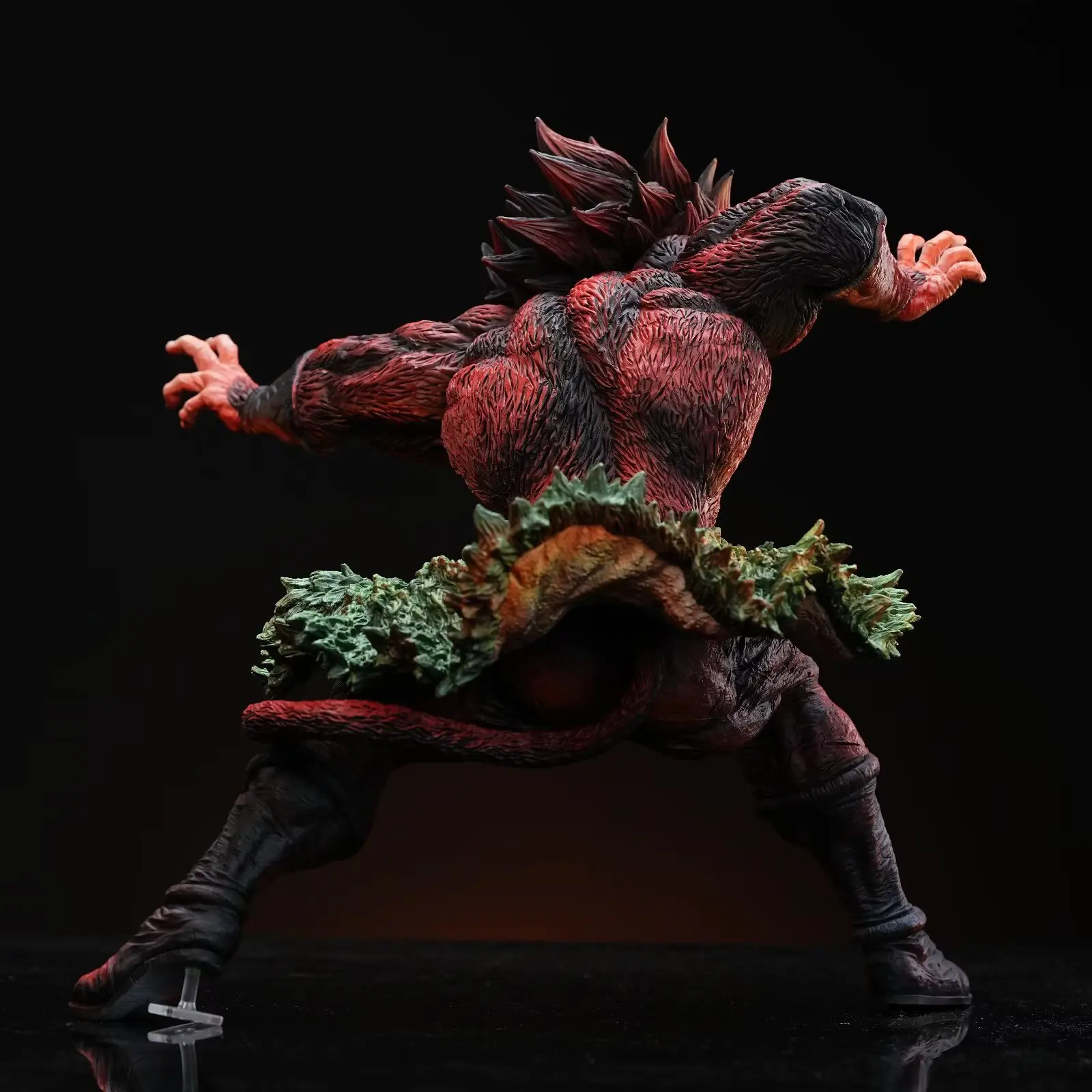 28cm dragon ball broli super saiyan 4 postura de preparação anime figura modelo estátua coleção decoração desktop ornamento brinquedos