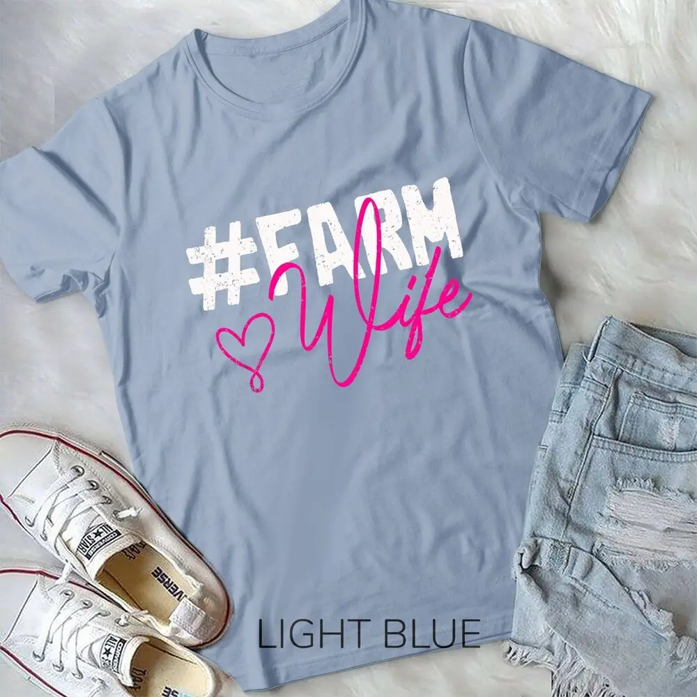 Farmers Wife Women Gift Farming Farmer T-Shirt Unisex T-shirt