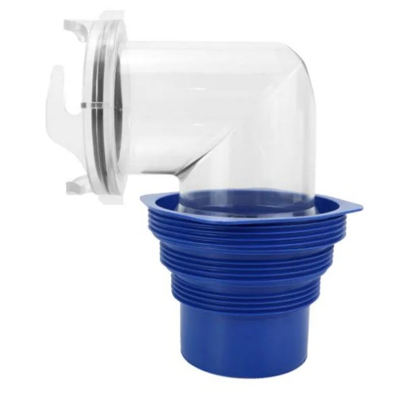 

ISURE MARINE RV 90 Degree Sewer Hose Transparent Elbow Camping Vehicle Sewage Pipe Adapter