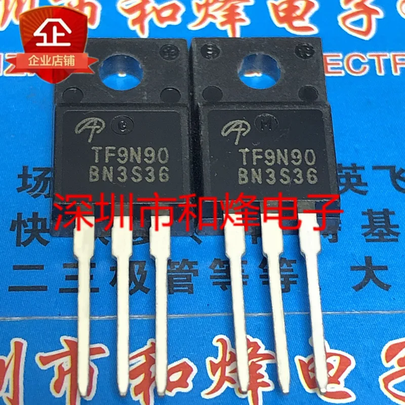 AOTF9N90 TF9N90 New import spot TO-220F 900V 9A MOS field effect transistor Electronic components to220