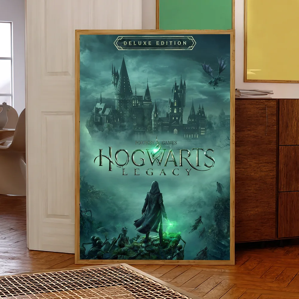 لعبة H-Hogwarts l-ليجاسي مغامرة ملصق يطبع الجدار ملصق الديكور اللوحة ذاتية اللصق غرفة نوم المعيشة مكتب غرفة المنزل