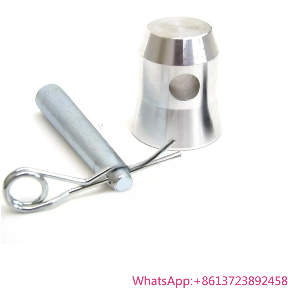 

10pcs Aluminum Truss Replacement Corner Base Accessory End Adaptor Coupler Half Truss Conical Connector Pin for F34Truss Plate