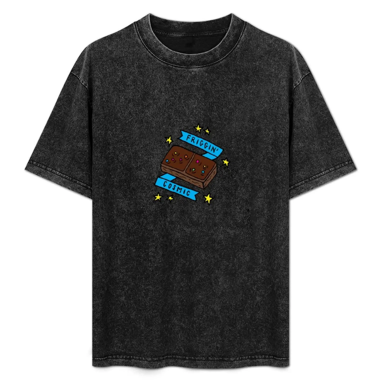 

Friggin' Cosmic Brownie T-Shirt summer clothes sports fans vintage graphic tee fitted t shirts for men