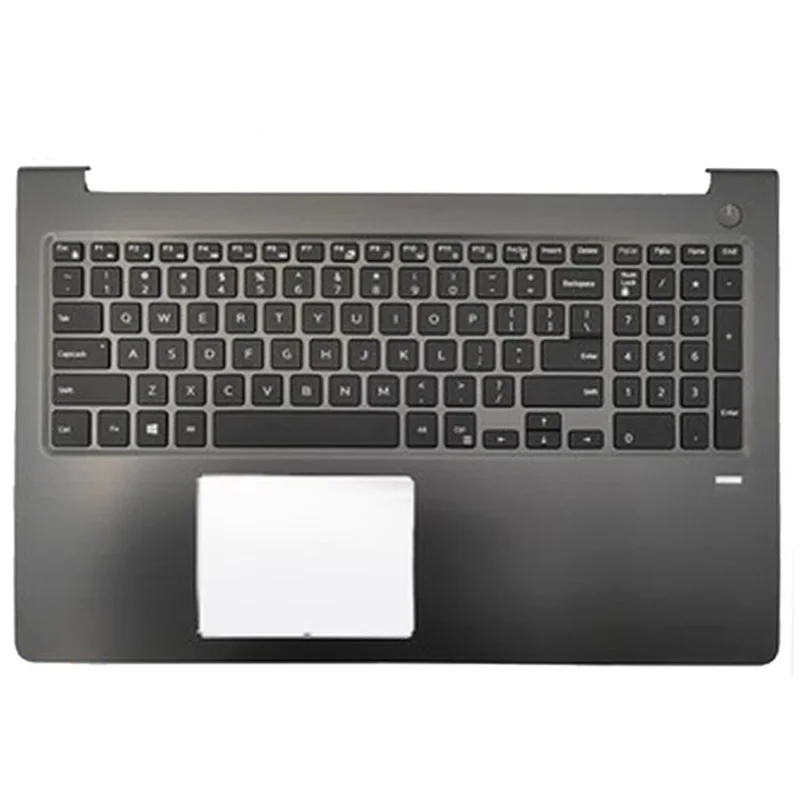 For DELL Vostro 15 V5568 Backlit Keyboard Palmrest Upper Case with Fingerprint