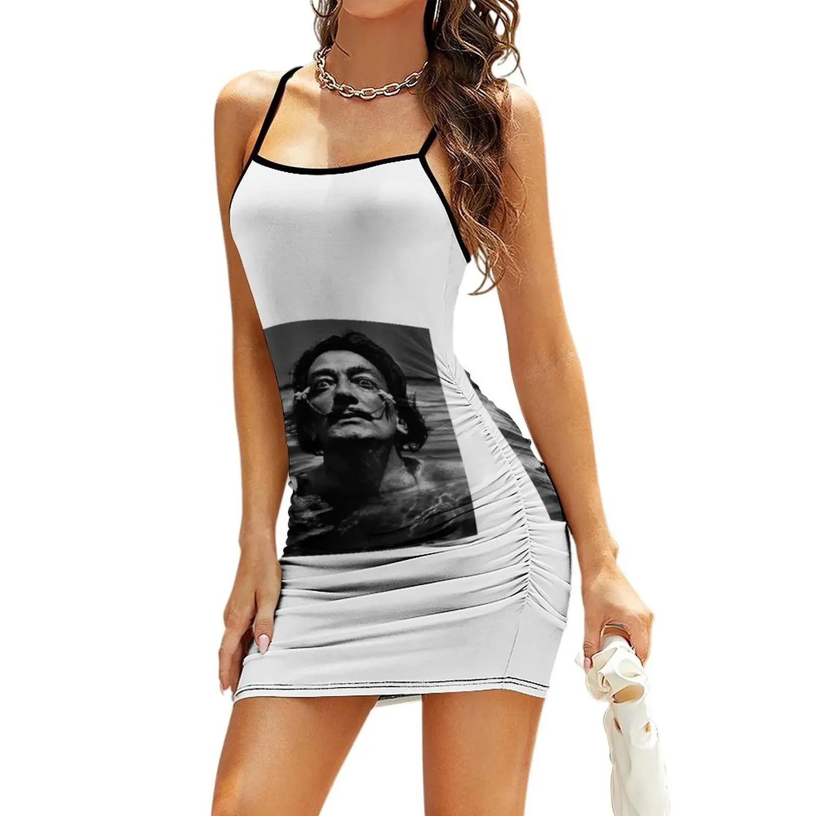 

Face Dali Weird Sling Dress Dress for pregnant women summer dress for women 2025