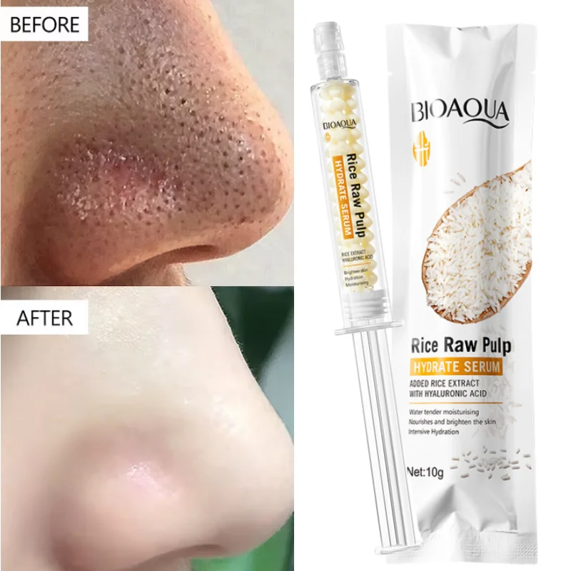 

White Rice Pore Shrinking Face Cream Reduce Large Pore Tighten Refining Repair Rough Dull Pore Brighten Moisturize Skin Care