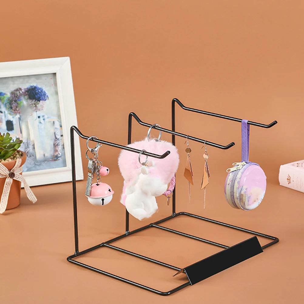 

Metal St Necklace Rack Jewelry ganizer Earring Holder Large Capacity Lightweight Storage Solution Table Display
