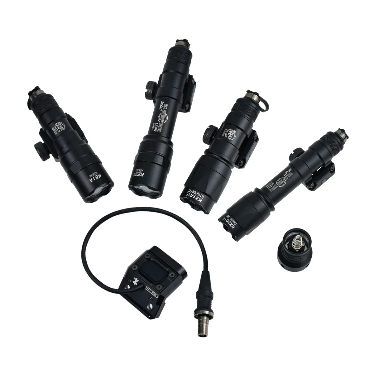 Tactical Surefire M300B M300C M600B M600C Airsoft Flashlight UNITY Pressure Switch Tactical LED Powerful Light Hunting Light