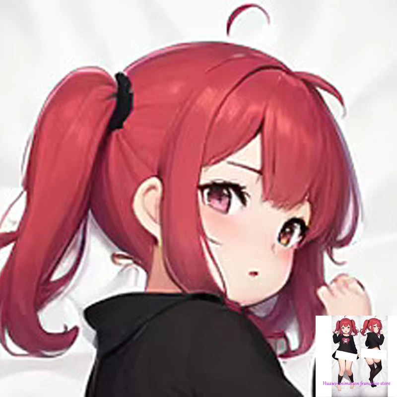 أنيمي Dakimakura وسادة فتاة شابة الثدي 2-الجانب طباعة المخدة المعانقة غطاء وسادة الجسم Otaku Waifuristmas الديكور 2023