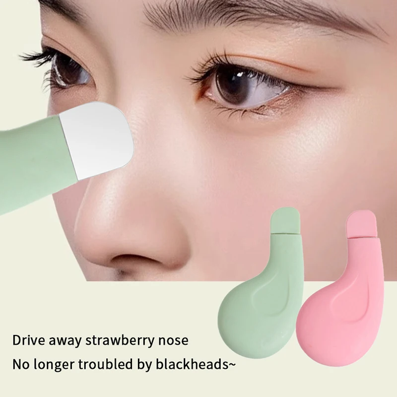 Dissolvant de points blancs pour le nez, outil de soins de la peau, outil d'élimination des points noirs du visage, grattoir pour le nettoyage en profondeur, spatule pour le visage