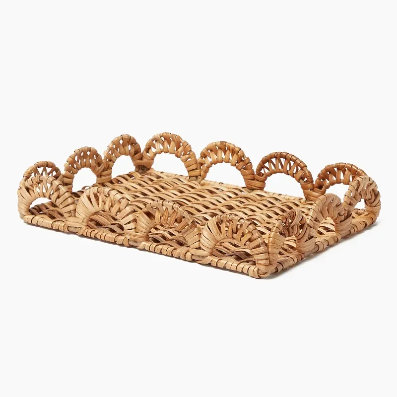 Nordic Style Real Rattan Storage Basket for Toilet Bathroom Balcony Clothes Hotel Supplies Sundries Mildew Proof