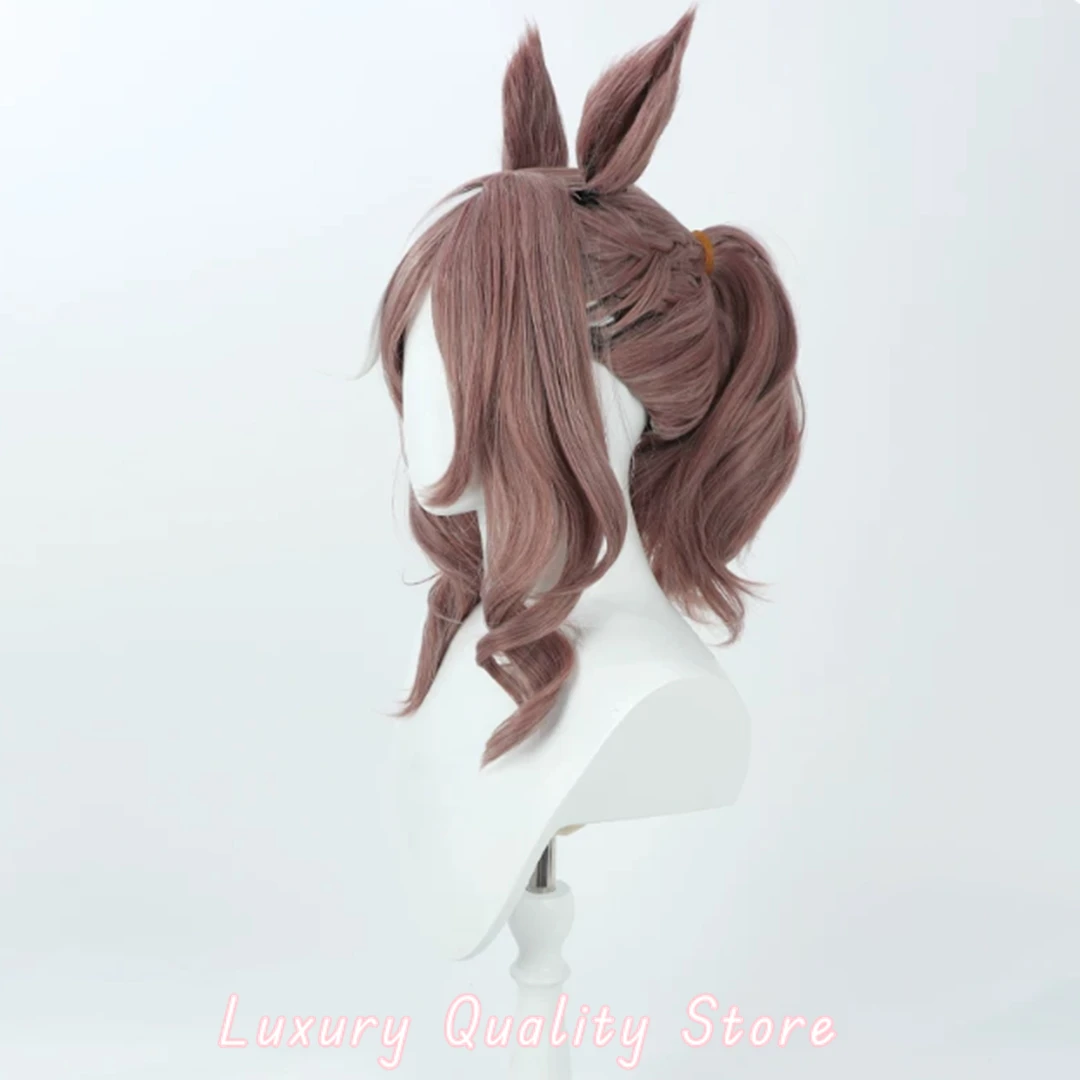 Cosplay Uma Musume Pretty Derby Matikanetannhauser Wig Anime game party ear tail wig heat-resistant synthetic wig