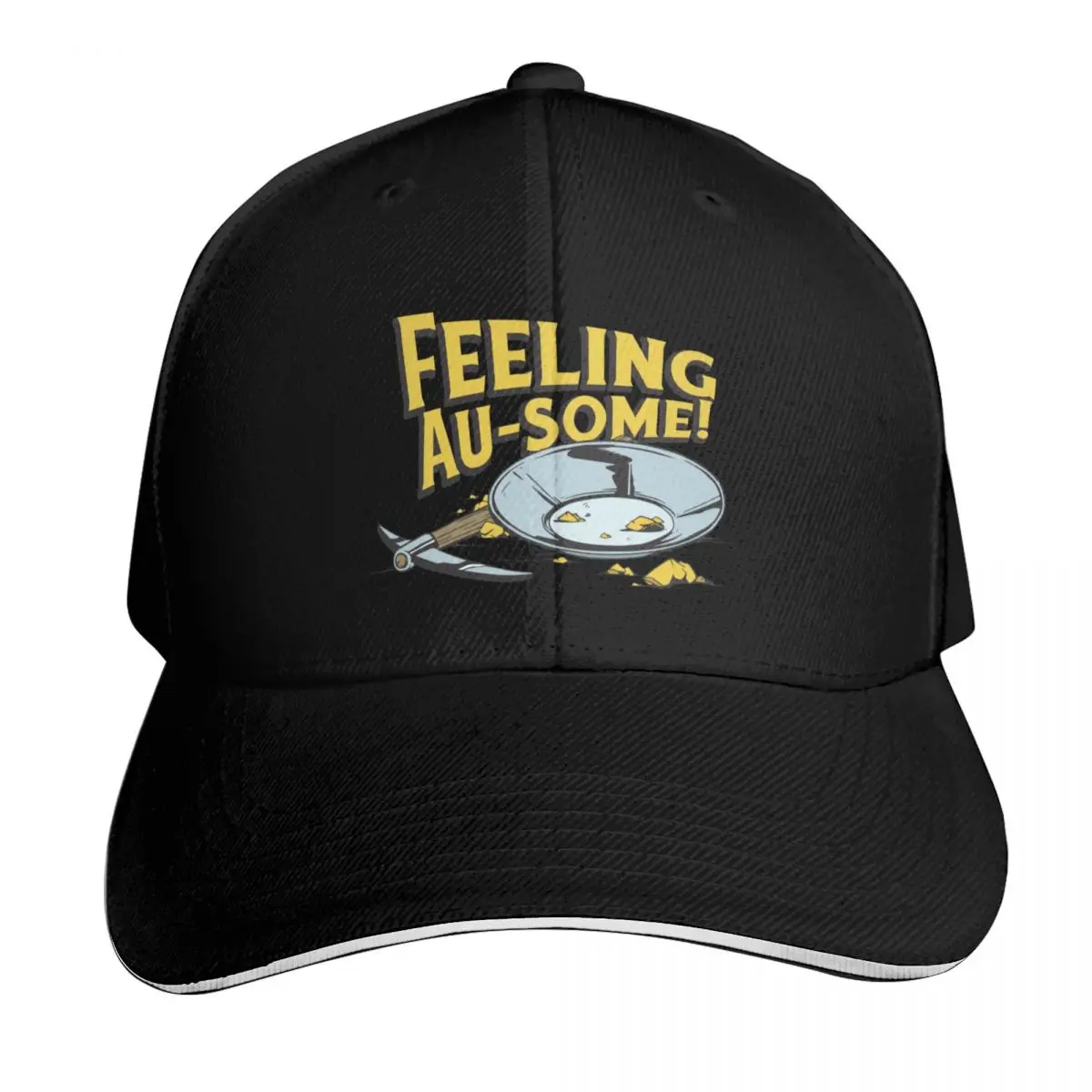 Gold mining tools Baseball Cap Adjustable Buckle Closure Moisture Wicking Quick Dry Curved Brim Classic Fit
