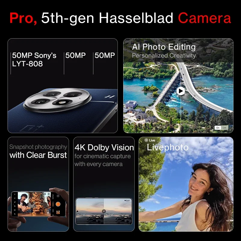 Мировая премьера OnePlus 13 Глобальная версия Смартфон с искусственным интеллектом Snapdragon 8 Elite 6000 мАч Аккумулятор 50 Вт AIRVOOC Беспроводная зарядка NFC
