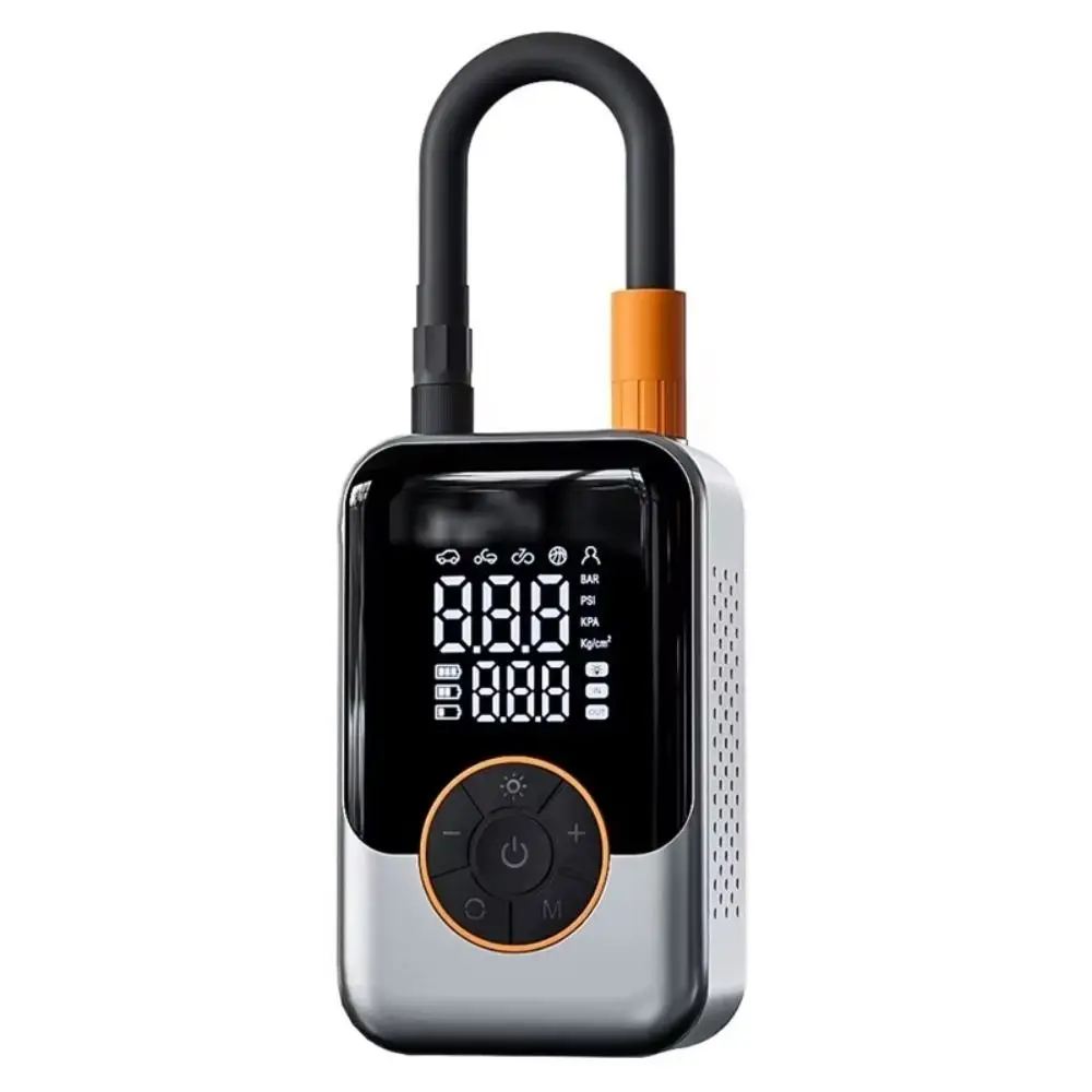 

Интеллектуальный автомобильный воздушный насос с быстрой зарядкой, USB, беспроводной, многофункциональный, с LED-дисплеем, для накачки шин
