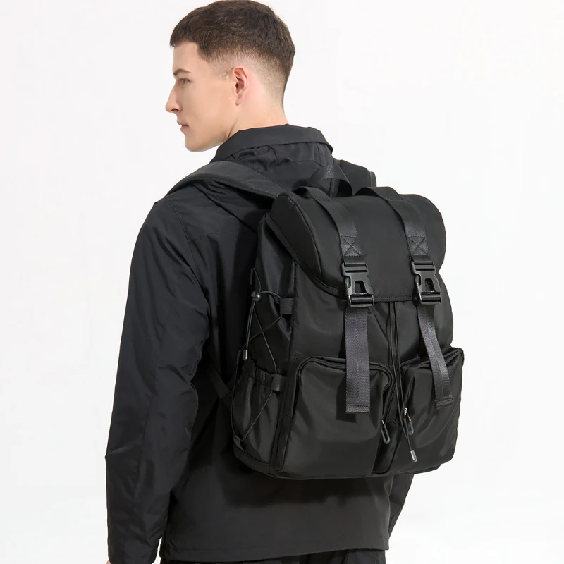 Backpack for Men New Model Large Capacity Travel Lightweight Computer Bag Junior High School Backpack College Student Bag