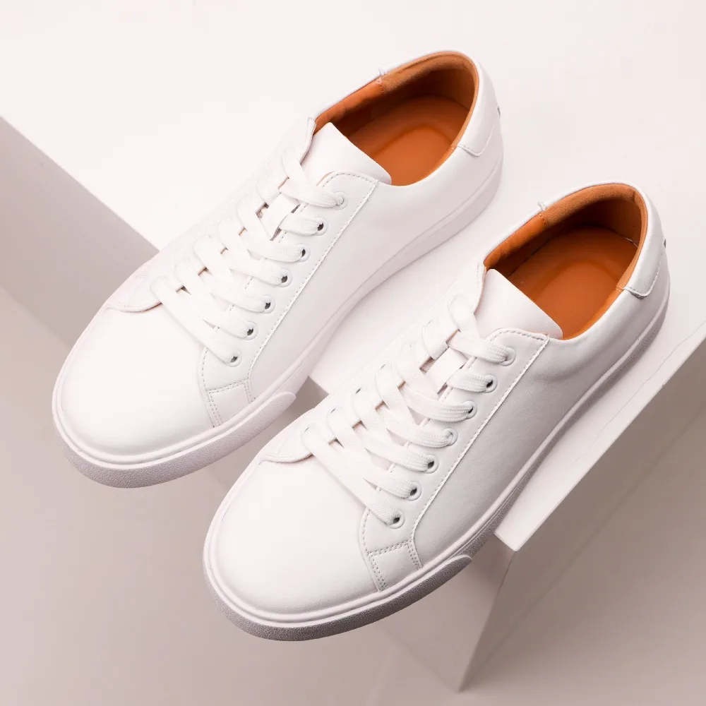 

Men's Casual Shoes Large Size 46 47 48 Business Casual Leather Shoes Men's Leather Soft Baseplate Shoes for Men Sneakers