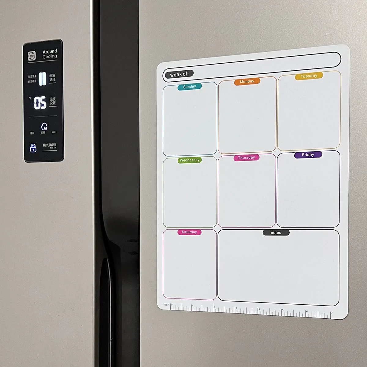 A Erasable Magnetic Refrigerator Magnet Weekly Plan Schedule Memo Message Sticker Magnet