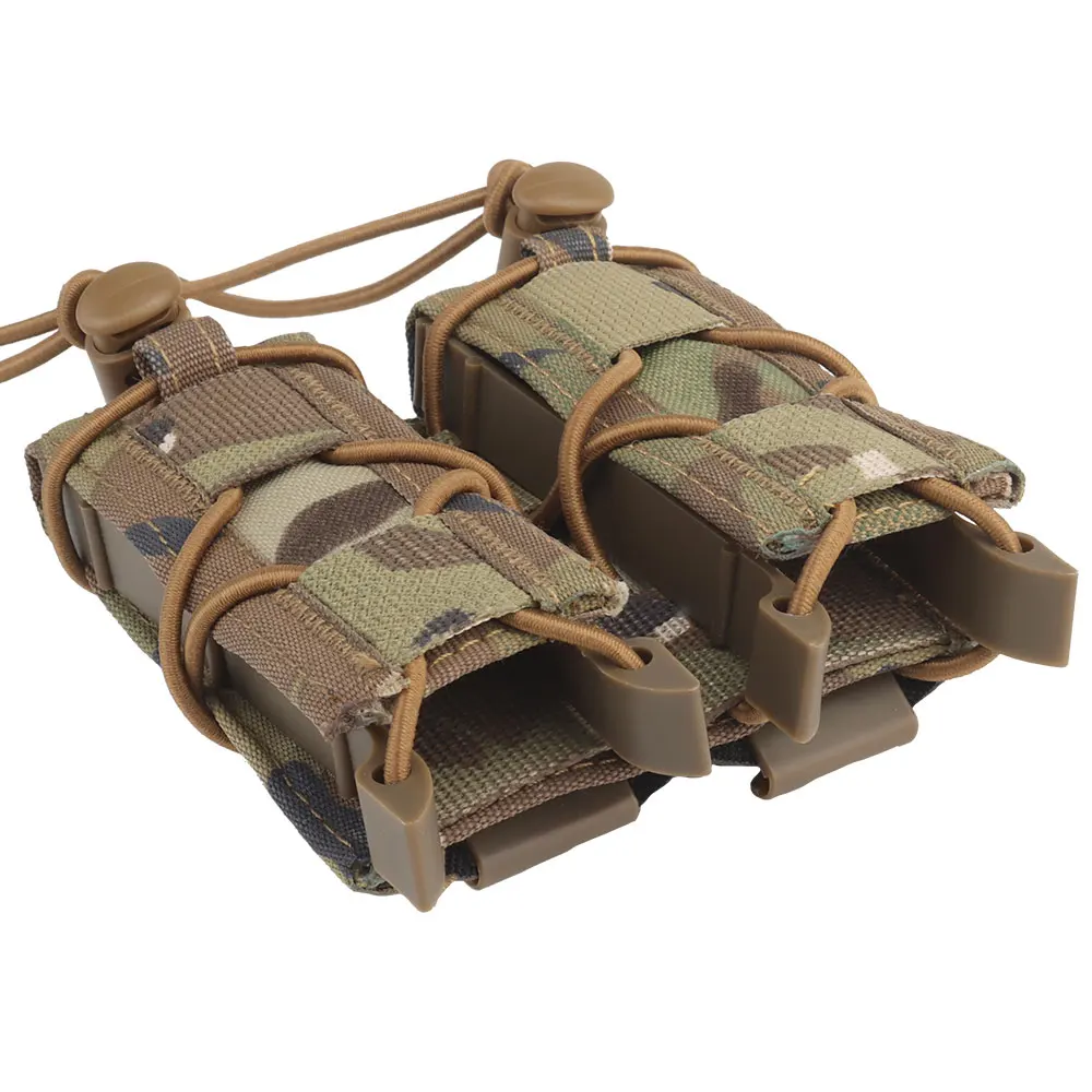 Tactical Molle Short Dual Quick Pull Function Bag Elastic Shrink Bag, Outdoor Hunting Accessories