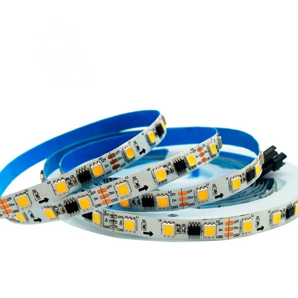 WS2811 LED Strip 5050 White Warm White Single Color Pixel LED Strip Addressable Horse Race External Control 30/60LED/M
