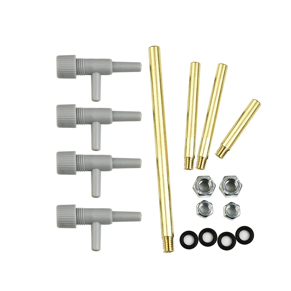 1pc Motorcycle Carburetor Vacuum Balancer Synchronizer Gauge 4 Carb Extensions Set Fuel Vacuum Gauge Balancer Motorbike