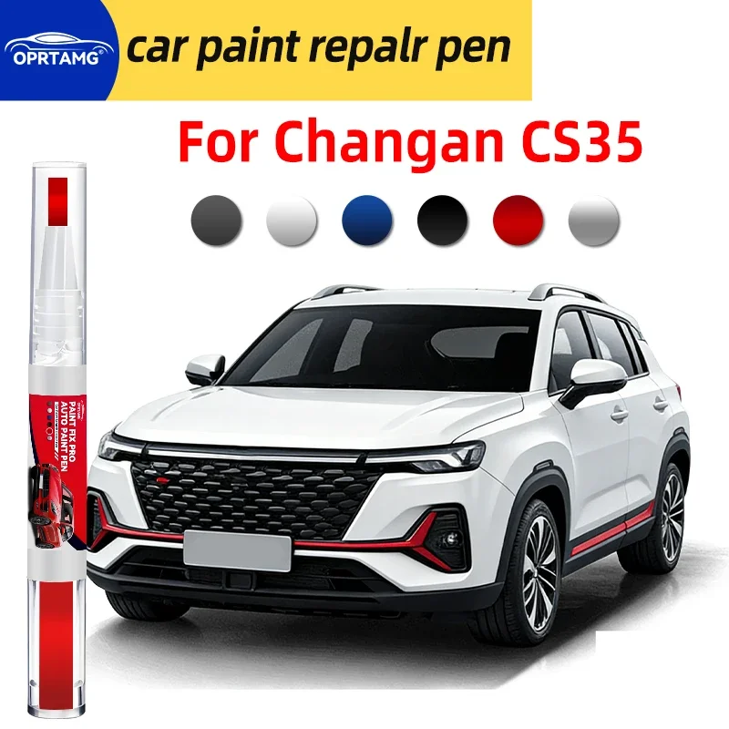 Caneta para retoque de pintura de carro, para reparo de arranhões na pintura do carro Changan CS35, acessórios para reparo de carroceria, ferramentas 