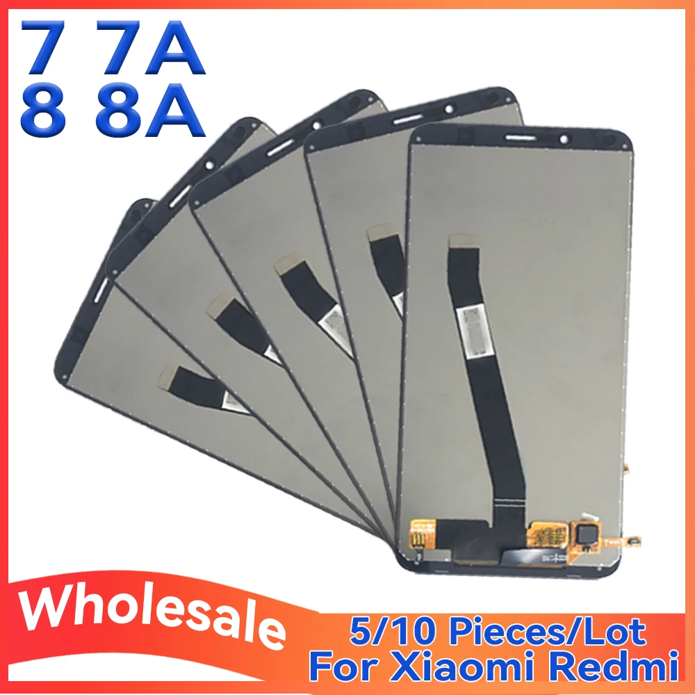 

Wholesale Lot of 5/10 Pieces For Xiaomi Redmi 7 7A LCD Screen Display With Touch Assembly For Redmi 8 8A